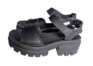 Timberland Everleigh, Platform Leather, Lug Sole, Gorpcore Sandals, 9.5